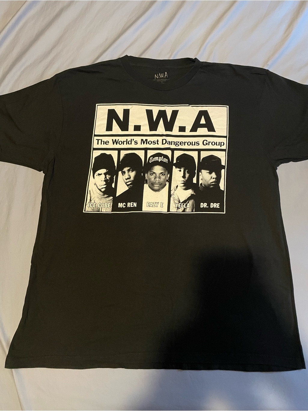 Black Graphic Short Sleeve Tee